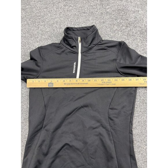 Rossignol Pullover Womens Small Black 1/4 Zip Warm Base Layer Ski Top Stretch - Picture 6 of 8